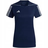 Koszulki i topy damskie - Koszulka damska adidas Tiro 23 League Jersey granatowa HR4613 M - miniaturka - grafika 1