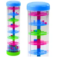 Grzechotki dla dzieci - DLA DZIECI TUBA GRZECHOTKA KOLOROWE KULKI - miniaturka - grafika 1