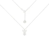 Naszyjniki - Srebrny choker pancerka z psem Chihuahua - miniaturka - grafika 1