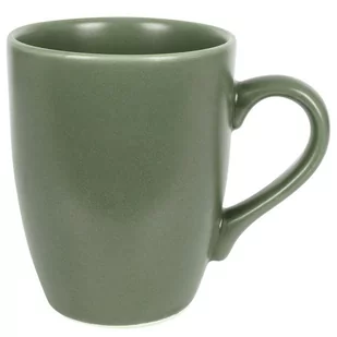 Kubek z uchem do picia kawy herbaty napojów ceramiczny zielony alfa 350 ml kod: O-128871 - Kubki - miniaturka - grafika 1