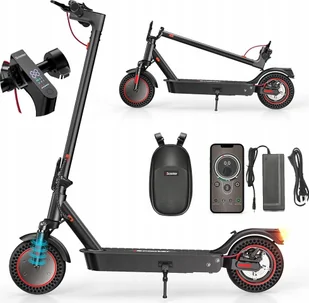 iScooter i9MAX Hulajnoga Elektryczna Akumulator 36V 10Ah Zasięg 30-40 km Silnik 500W Wyświetlacz ECO 3 poziomy prędkości: 6/15/25 km/h - Hulajnogi elektryczne - miniaturka - grafika 1