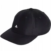 Czapki damskie - Czapka z daszkiem damska adidas Satin Baseball Cap czarna OSFW HA5550 - miniaturka - grafika 1