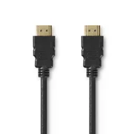 Kable - Nedis CVGP34050BK10 kabel HDMI 1 m HDMI Typu A (Standard) Czarny - miniaturka - grafika 1