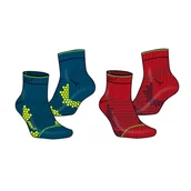 Skarpetki dla dzieci - Skarpetki Inov-8 Trailfly Trailfly Sock Mid Blue/Red M - miniaturka - grafika 1