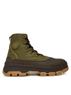 Botki damskie - Hunter Trapery HFRW0052251 Zielony - miniaturka - grafika 1