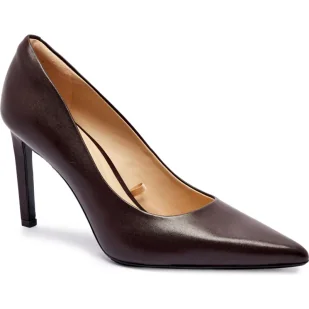 Calvin Klein Skórzane szpilki ESS STILETTO 90 - Czółenka - miniaturka - grafika 1