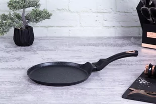 PATELNIA GRANITOWA DO NALEŚNIKÓW 28cm BERLINGER HAUS BH-7137 BLACK ROSE - Patelnie - miniaturka - grafika 4