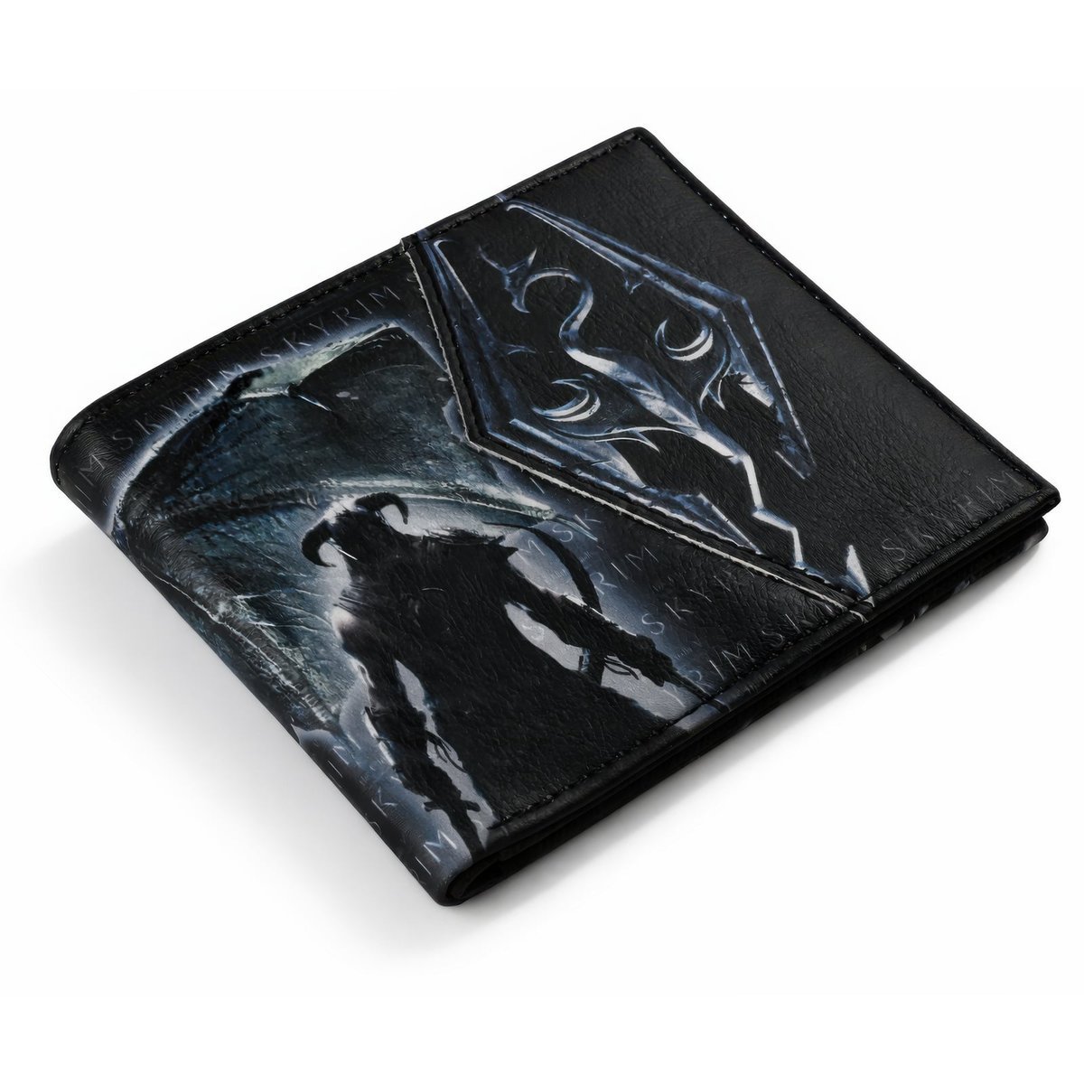 Dovahkiin 13 cm Eko-Skóra Portfel Filmowy Skyrim