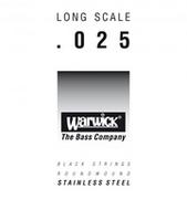 Struny gitarowe  - Warwick 40025 Black Label.025, Long Scale, struna pojedyncza do gitary basowej - miniaturka - grafika 1