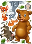 Pomoce naukowe - Leśne Zwierzęta - Miś - miniaturka - grafika 1