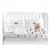 Pościel dla dzieci - 5 el pościel dziecięca 100x135 bawełna 100% satyna - miniaturka - grafika 1