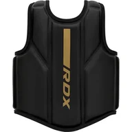 Ochraniacze do sportów walki - RDX Ochraniacz korpusu F6 czarno-złoty - miniaturka - grafika 1