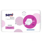 Pieluchy dla dorosłych - SAN SENI PLUS EXTRA Pieluchy anatomiczne, 30szt. - miniaturka - grafika 1