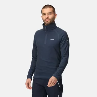Regatta Męski Polar z Suwakiem Montes Ciemnoniebieski, Rozmiar: XL - Bluzy męskie - miniaturka - grafika 1