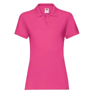 Damska Koszulka Polo Premium Plain - Koszulki sportowe damskie - miniaturka - grafika 1