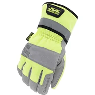 Rękawice narciarskie - Rękawice Mechanix Wear Coldwork Leather Gauntlet Hi-Viz lionkowy - miniaturka - grafika 1