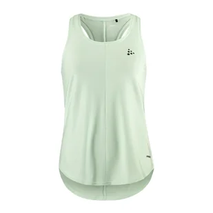 Damska koszulka bez rękawów CRAFT CORE ESSENCE SINGLET W 1911243-602000 – Zielony - Koszulki i topy damskie - miniaturka - grafika 1