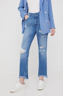 Sisley jeansy damskie medium waist - Spodnie damskie - miniaturka - grafika 1