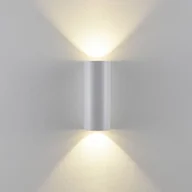 Lampy ogrodowe - Deko-Light Kinkiet zewnętrzny CAN, biały, 2-punktowy, Ø 8 cm, IP65, metal, GU10 - miniaturka - grafika 1