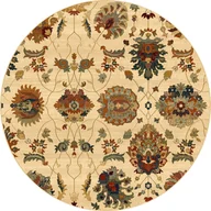 Dywany - Dywan wełniany okrągły Superior Latica beżowy śr. 135 cm - miniaturka - grafika 1