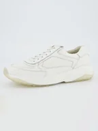 Trampki damskie - Paul Green Skórzane sneakersy w kolorze białym - miniaturka - grafika 1