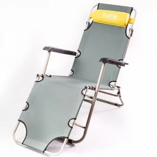 Leżak Składany Plażowy Ogrodowy Husla Huse 73920 - Leżaki ogrodowe - miniaturka - grafika 1