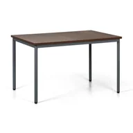 Stoły i stoliki do biura - Stół do jadalni TRIVIA, ciemnoszara konstrukcja, 1200 x 800 mm, orzech - miniaturka - grafika 1