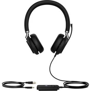 YEALINK UH38 Dual BAT Teams USB-C Bezprzewodowe, Nauszne, ANC - Słuchawki - miniaturka - grafika 1