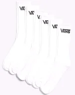Skarpetki damskie - skarpety męskie VANS CLASSIC CREW WHITE - miniaturka - grafika 1