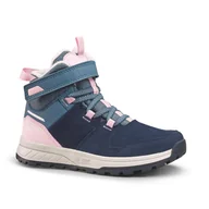 Buty trekkingowe dziecięce - Buty turystyczne dla dzieci skórzane Quechua SH100 Warm wodoodporne - miniaturka - grafika 1