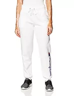 Spodnie damskie - Champion Damskie spodnie treningowe Powerblend Graphic Jogger, White-y07459, XS - miniaturka - grafika 1