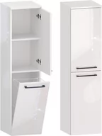 Szafki łazienkowe - Słupek Łazienkowy ROSEN 35 2D K P- Uchwyt Czarny - miniaturka - grafika 1