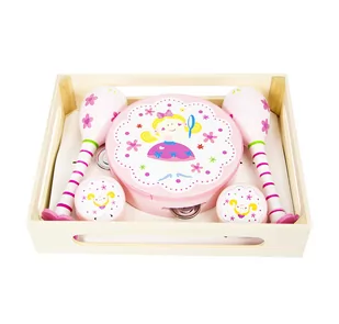 Drewniany Zestaw Instrumentów Muzycznych 3w1 Pirat - Łamigłówki - miniaturka - grafika 2