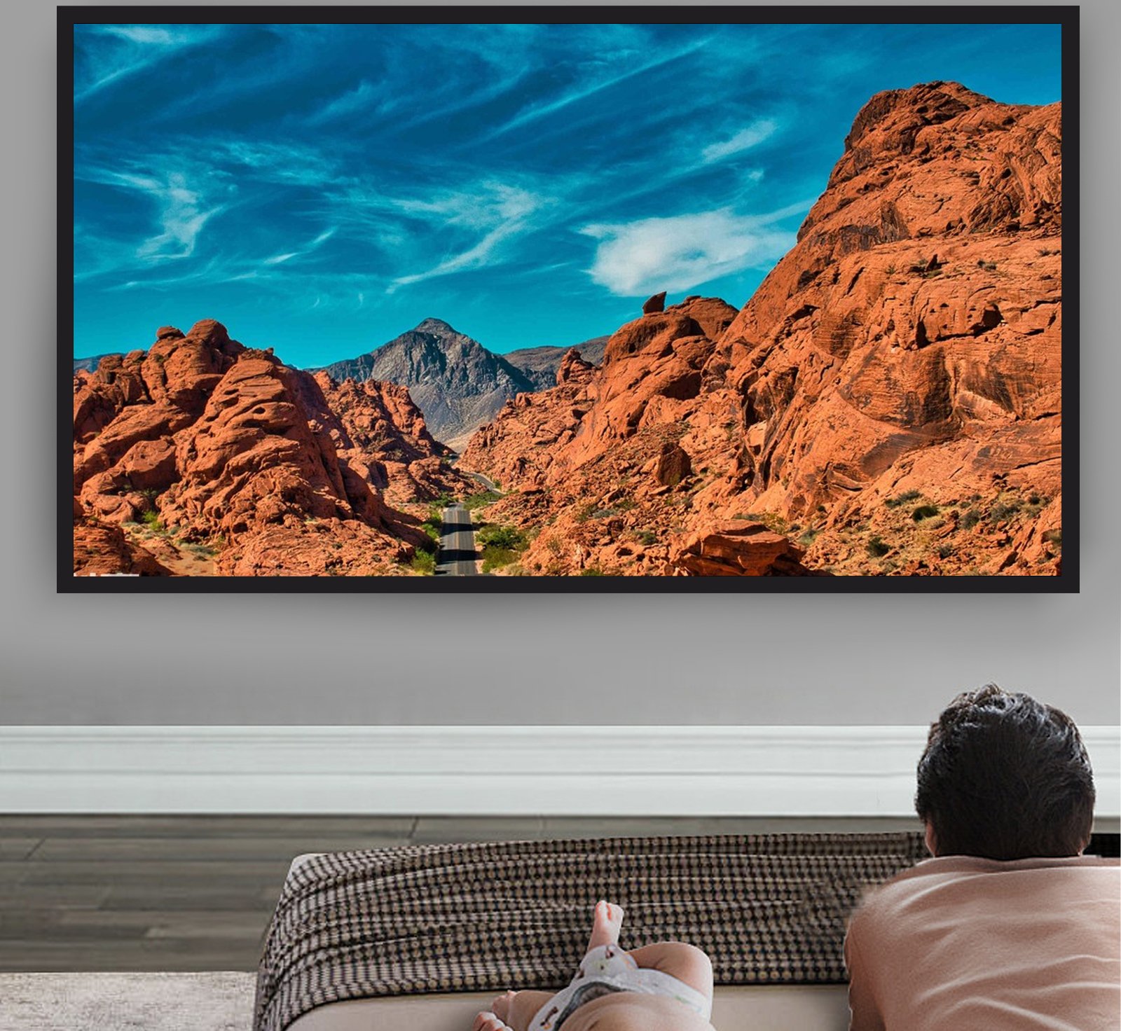 130-calowy duży ekran projekcyjny 4K HD 160° powierzchnia projekcyjna ekran projekcyjny ekran projekcyjny