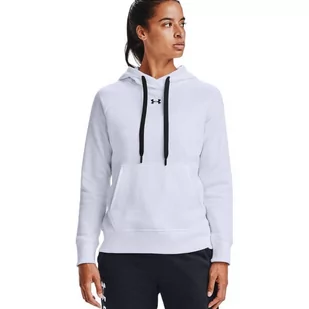 Bluza damska Under Armour Rival Fleece HB Hoodie biała 1356317 100-XL - Bluzy damskie - miniaturka - grafika 1