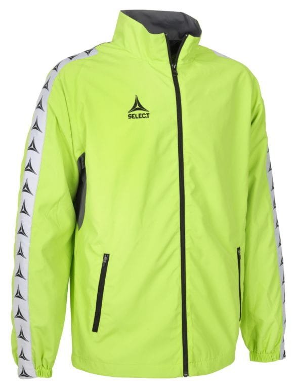 Bluza piłkarska treningowa z suwakiem SELECT Ultimate limonkowa - S