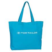 Torebki damskie - TOM TAILOR Damska torba na zakupy Marcy z zamkiem błyskawicznym, turkusowa, turkusowy - miniaturka - grafika 1