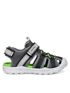Buty dla chłopców - Geox Sandały J Vaniett J555XA 1454 C0655 M Szary - miniaturka - grafika 1