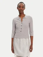 Swetry damskie - ROTATE Sweter 113785039 Szary Slim Fit - miniaturka - grafika 1