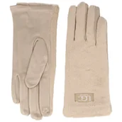 Rękawiczki - Rękawiczki Zimowe Damskie Alpaca One Beige - miniaturka - grafika 1