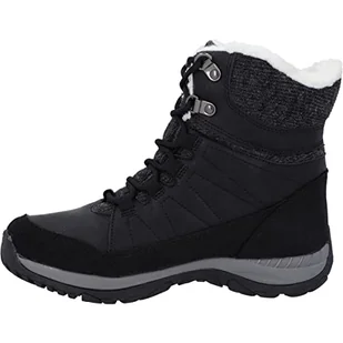 Hi-Tec Damskie buty trekkingowe Riva Mid Wp, czarny - Czarny Black 21-38 EU - Buty trekkingowe damskie - miniaturka - grafika 1