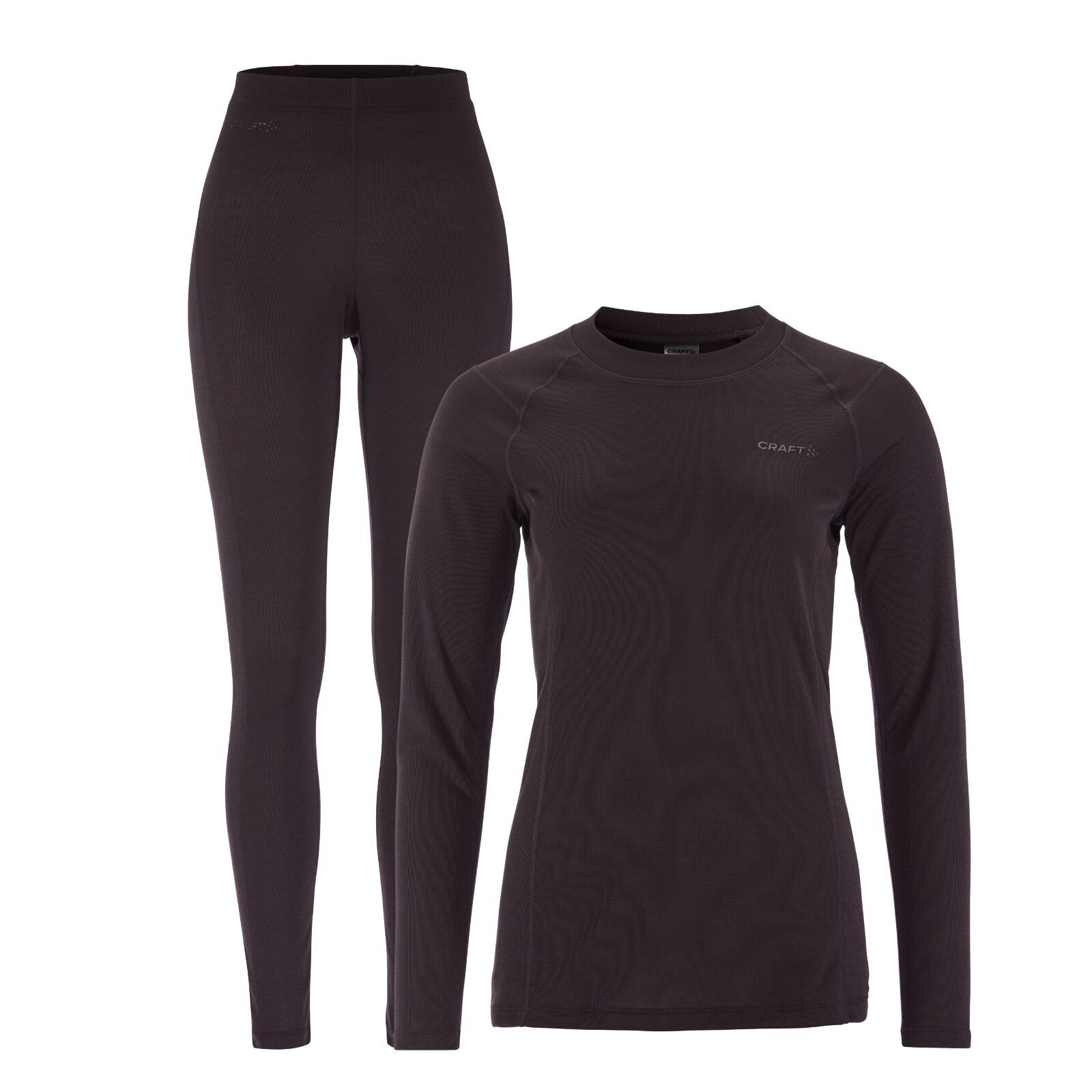 Damski zestaw termiczny Craft Core Warm Baselayer Dark Plum M