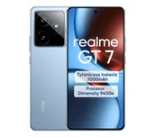 Telefony komórkowe - realme GT 7 12/256GB 5G Niebieski - miniaturka - grafika 1