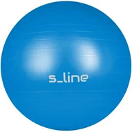 Piłki do ćwiczeń - Piłka gimnastyczna S_LINE SA027B Niebieski (75 cm) - miniaturka - grafika 1