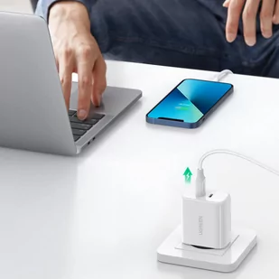 Ugreen ładowarka sieciowa 2x USB Typ C 40W Power Delivery biały (10343) - Ładowarki do telefonów - miniaturka - grafika 4