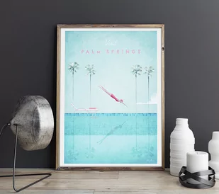 Palm Springs - vintage plakat 50x70 cm - Plakaty - miniaturka - grafika 1