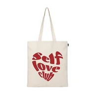 Torebki damskie - Eco Right Aesthetic Canvas Torba na ramię dla kobiet, urocza, modna i wielokrotnego użytku, bawełniana torba do szkoły, na zakupy, siłownię, bibliotekę i plażę, idealna na artykuły spożywcze, Self - miniaturka - grafika 1