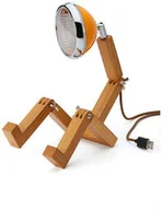 Lampy stojące - Piffany Copenhagen - Mr. Wattson Mini Lampa Stołowa USB Ash/Mclaren Pomarańczowa Piffany Copenhagen - miniaturka - grafika 1