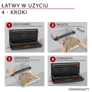 Automatyczna zgrzewarka próżniowa Classbach C-VK 4000 - Zgrzewarki do folii i pakowarki próżniowe - miniaturka - grafika 11