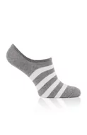 Skarpetki damskie - Skarpetki półstopki z silikonem męskie S170P Bari, Kolor szaro-biały, Rozmiar 41-43, Italian Fashion - Primodo.com - miniaturka - grafika 1